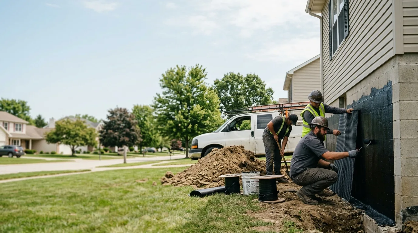 Basement Waterproofing in Hampton, IL near me